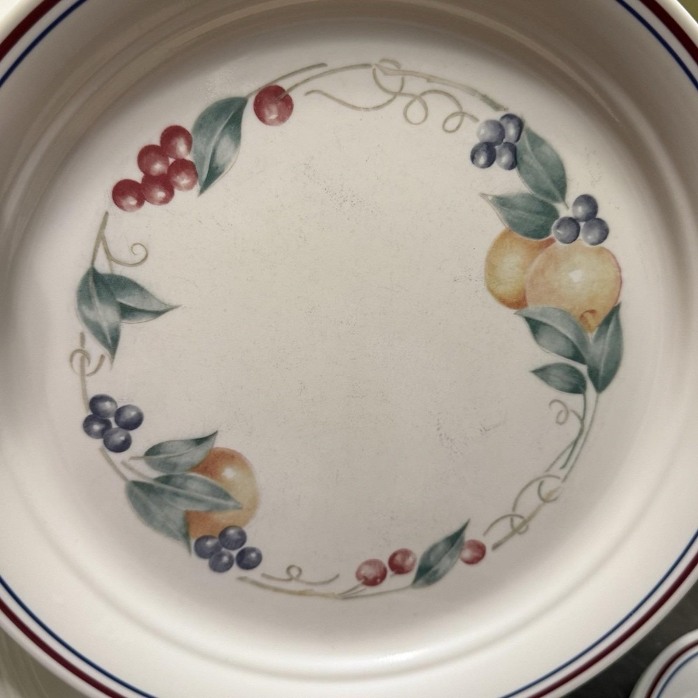 Corelle Abundance Vintage Dinner Plates 10" Vitrelle USA Set of 4 Cottagecore - Picture 5 of 8